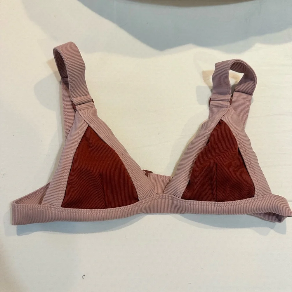 Dolce Vita Pink and Red Bikini Top